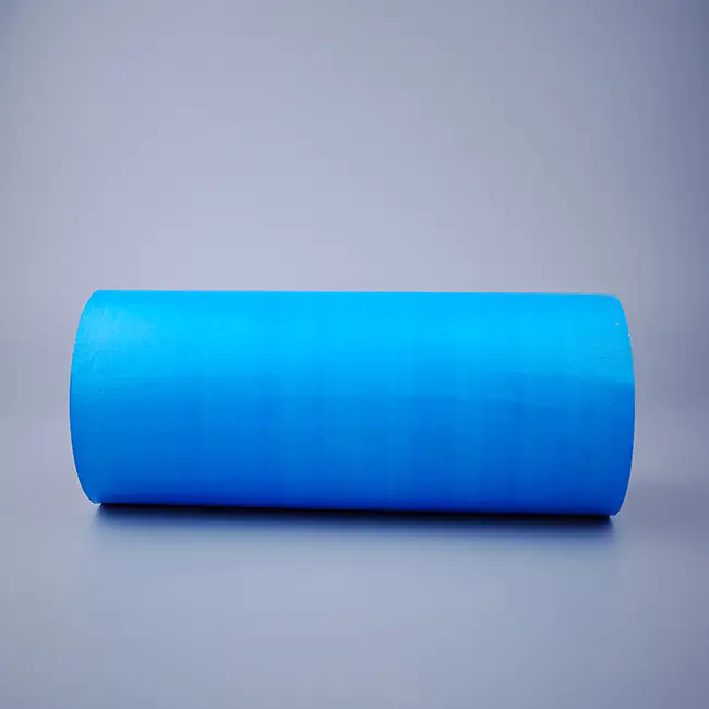 Blue Aluminum Foil Woven Fabric
